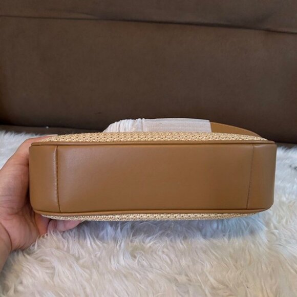 Coach Teri Shoulder Bag Straw Bag - Picture 4 of 5